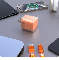 Câble de données USB 2.0/micro 4-en-1 orange de 1,5 m, conducteur en cuivre pur, gaine en PVC, charge rapide 240W 3A pour ordinateur, voiture, caméra