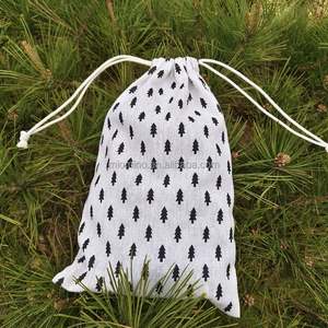 Sac en toile de coton bio avec cordon de serrage, petit sac à poussière, personnalisé avec logo, pour bijoux, chaussures, cadeaux, promotion - Product Image 6