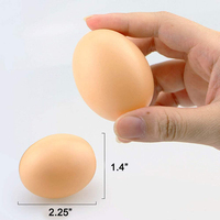Huevos falsos de plástico, modelo de broma, granja, pollo, nido, gallina, incubar