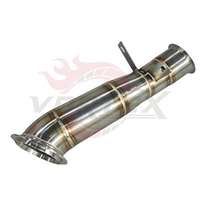 Collecteur d'échappement haute performance Vortex en acier inoxydable poli miroir, soudé TIG, pour M135i/M235i/335i/435i/M2 - Product Image 3