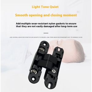 Bisagra oculta ajustable tridimensional <span class=keywords><strong>de</strong></span> diseño moderno <span class=keywords><strong>para</strong></span> puerta plegable <span class=keywords><strong>de</strong></span> <span class=keywords><strong>madera</strong></span> con características <span class=keywords><strong>de</strong></span> apertura <span class=keywords><strong>especiales</strong></span>, venta al por mayor - Product Image 4