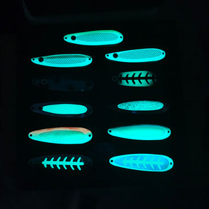Alfa özel 5.5 inç aydınlık bıçak dosalmon UV Glow somon balıkçılık için Trolling flaşör <span class=keywords><strong>kaşık</strong></span> - Product Image 6