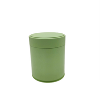 Fabricant personnalisé de boîte de thé en métal de qualité alimentaire 250g boîte de conserve ronde de café Matcha avec couvercles de valve boîte de poudre verte vide