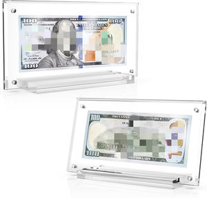 กรอบธนบัตรอะคริลิคใสแบบตั้งได้ป้องกันรังสียูวีกรอบอะคริลิค - Product Image 1
