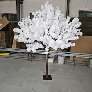 Árbol de Flores de Cerezo Artificial Sakura Blanco de 3M, 4-7 pies, Duradero, Impermeable, Ecológico, para Interiores/Exteriores, Bodas, Navidad - Product Image 2