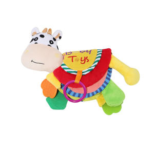 Mignon petit âne livre en tissu Animal Early Education Teether Book Soft peluche Baby Cloth Book - Product Image 1