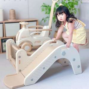 Nuevo modelo 4 en 1 juguete de plástico para niños balancín caballo equilibrio trampolín tobogán multifunción - Product Image 3