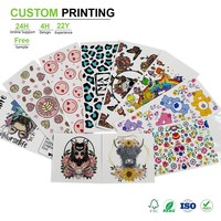 Autocollants de transfert UV DTF personnalisés brillants et étanches en relief 3D – Solution de qualité supérieure pour la décoration graphique sur surfaces dures
