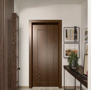 Puertas Interiores Modernas de Madera Maciza, Impermeables, con Diseño Personalizable, para Salas de Estar de Apartamentos - Product Image 3