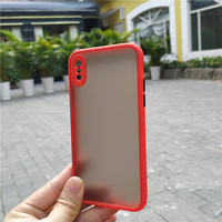 Vente en gros d'usine pour iPhone X/xs/xr/xs Max, étuis de téléphone portable 5G en TPU+PC givré, étanches et antichocs