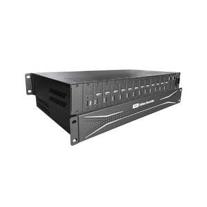 Décodeur vidéo professionnel 14 sorties HDMI H.265 1080P pour serveur, décodeur réseau pour moniteur vidéo de sécurité - Product Image 1