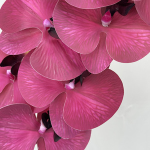 <span class=keywords><strong>Orchidée</strong></span> Artificielle Vintage à 9 Têtes de 101cm, Fleurs de Simulation de Phalaenopsis à Touche Réelle <span class=keywords><strong>pour</strong></span> la Maison en Plein Air, Saint Valentin, Halloween - Product Image 3
