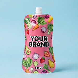 Pochettes souples personnalisées de 100 ml, 150 ml, 200 ml avec <span class=keywords><strong>bec</strong></span> <span class=keywords><strong>verseur</strong></span>, qualité alimentaire, pour assaisonnement barbecue, sauce BBQ, salade, chili, ketchup, et sauces épicées - Product Image 3