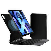 Casing Keyboard Baru untuk iPad Generasi ke-11 (A16,2025) & iPad 10.9 dengan Antarmuka USB Type-C, Trackpad Multi-Touch dengan Lampu Latar 7 Warna
