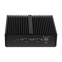 Qotom Q10721C N5100 4K Double Port d'Affichage Serveur Domestique Centre Multimédia Mini PC pour Système Windows 10 Linux