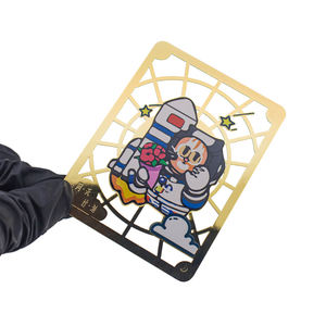 <span class=keywords><strong>Cartes</strong></span> à jouer mignon Anima personnalisé <span class=keywords><strong>cartes</strong></span> <span class=keywords><strong>de</strong></span> <span class=keywords><strong>jeu</strong></span> en métal magique personnalisation en métal conception impression <span class=keywords><strong>de</strong></span> luxe noir or japon Animal - Product Image 3