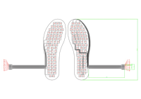 Capteur de pression de pied flexible FSR pour semelles intérieures, sous le pied, sport, capteur flexible de surveillance de la santé