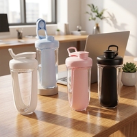 Bouteille d'eau en plastique sans BPA FX Factory, best-seller, 400 ml, shaker, gourde de sport pour la gym