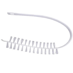 Brosse de nettoyage pour machine à laver, manche long, poils en nylon, pour le nettoyage des fentes du tambour interne à chargement frontal, usage domestique - Product Image 5