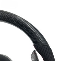Kit de Conversión del Sistema de Conducción para Automóviles Benz Clase A, B, C, E y Clase S, Volante Deportivo de Cuero y Fibra de Carbono Estilo AMG