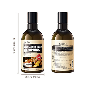 Shampooing <span class=keywords><strong>anti</strong></span>-<span class=keywords><strong>chute</strong></span> de cheveux à base d'acides aminés de gingembre biologique OEM SADOER, contrôle du sébum, nettoyage en profondeur, hydratant, <span class=keywords><strong>meilleur</strong></span> shampooing pour cheveux, vente en gros - Product Image 6