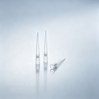Embouts de pipette filtrante transparents de 200 µl, stériles, sans enzymes, consommables de laboratoire jetables, emballés en boîte