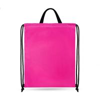Sac à dos en polyester avec cordon de serrage, personnalisable avec logo, pour campagnes marketing, prix compétitif, MOQ 1 pièce