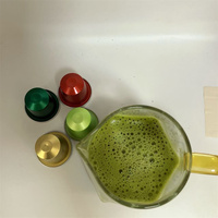 Capsule de Matcha Capsules de poudre de thé vert pur à la vanille, mangue, noix de coco