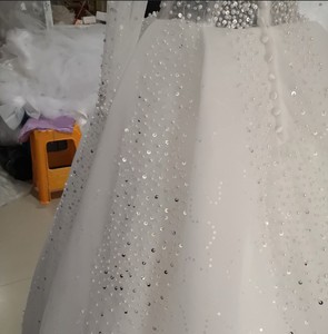 Robes de mariée élégantes de haute qualité 2022, longues manches, sequins et perles, robe de mariée de luxe, Vestido De Novia - Product Image 5