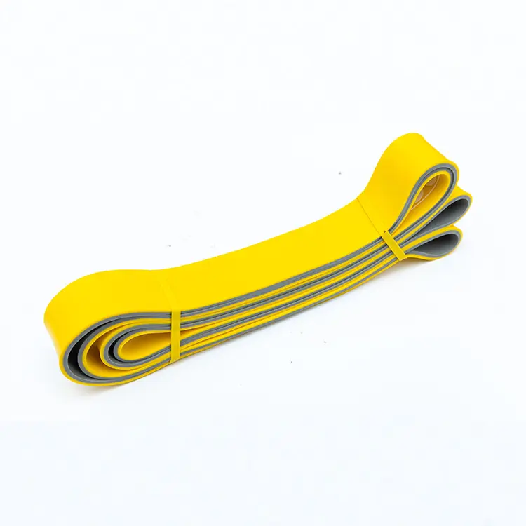 Yellow 2080 100% Natural Latex Training Resistance Band Pull Up Band For Fitness
