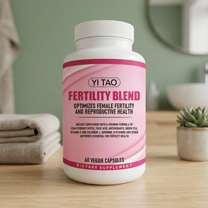 Suplemento nutricional para la fertilidad femenina, ayuda a mejorar la salud reproductiva. 60 cápsulas de fórmula a base de plantas - Product Image 1
