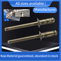 Rivets en aluminium et acier multi-prise 1/8 3/16, rivets à tête dôme multi-prise, rivets aveugles en aluminium pour l'automobile
