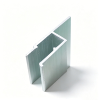 Profilé d'extrusion en aluminium pour cadre de boîte lumineuse LED, profils de signalétique personnalisés avec revêtement en poudre