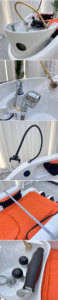 Cama de masaje inteligente para la cabeza con spa relajante, bomba de agua con calefacción y circulación para lavacabezas, ideal para uso en salones de belleza. - Product Image 6