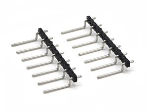 Conector de pines DIN de latón de paso de 2.54mm, de una sola fila, ángulo recto, SMT, carcasa de nailon, PCB, SQ0.64mm H1.0mm 1*13P - Product Image 4