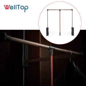 Welltop VT-10.114 Modern <strong>Design</strong> Metal Wardrobe Accessories Rotating Dirty Clothes Basket <strong>Closet</strong> Revolve Shelf Organizer - Product Image 6