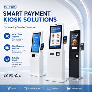 Quiosco de Autoservicio <span class=keywords><strong>para</strong></span> Restaurantes con Escáner de Código QR, Lector NFC, <span class=keywords><strong>Windows</strong></span> 10 SDK, Reconocimiento Facial y Carcasa Metálica - Product Image 1