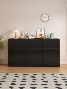 High Quality Solid Wood 12 Drawer Dresser, Large <b>Storage</b> <b>Chest</b> of Drawers for Living Room - Product Image 6