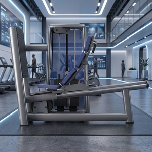 Kommerzielle Sitzende Beinstreckmaschine mit Gewichtscheiben, Verstellbare Beinpresse mit Polsterung, Krafttrainingsgerät - Product Image 3