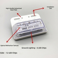 Feu de position latéral multifonction LED SD-4003 pour remorques/camions 24V ultra-lumineux et étanche