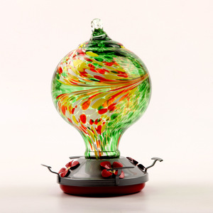 <strong>Hummingbird</strong> Water Feeder Flower Bird Feeder Anti-Ant Hook Painted Glass <strong>Hummingbird</strong> Feeder - Product Image 2