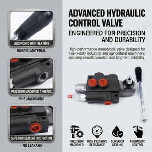 Control Remoto Industrial Hidráulico Proporcional de 1 Canal para Grúas y Excavadoras, Solenoide de Flujo, Joystick, Maquinaria, Movimiento, 24V RF - Product Image 2