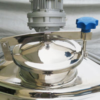 Machine de refroidissement liquide 100L 200L 300L 500L 800L 1000L, cuve de refroidissement pour lait, mélangeur de sauces et assaisonnements liquides avec refroidisseur