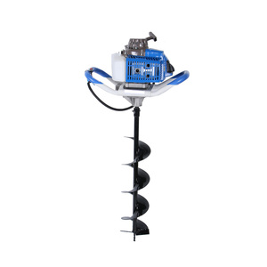 2-takt 63cc kleine landbouw grondboormachine, machine voor het planten van bomen en bemesten van grond en cementpalen, krachtboor - Product Image 1