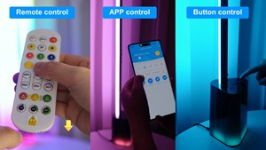 Luz de Esquina Inteligente RGB para Piso con Control Remoto por Aplicación y Manual para Sala de Estar y Dormitorio - Product Image 6