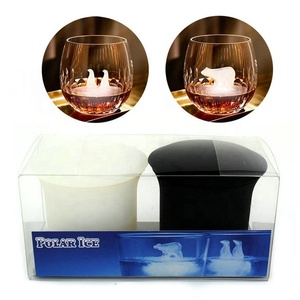 Khuôn Làm Đá Viên Bằng Silicon Tái Sử Dụng Khuôn Làm Đá Hình Gấu Bắc Cực Và Chim Cánh Cụt Dễ Thương Bằng Silicon Khuôn Khay Đá Viên 3D - Product Image 6