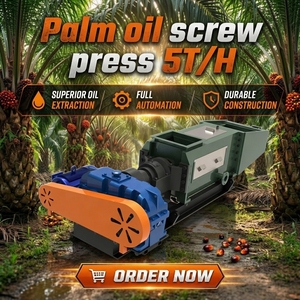 <span class=keywords><strong>Presse</strong></span> <span class=keywords><strong>à</strong></span> <span class=keywords><strong>huile</strong></span> de palme <span class=keywords><strong>à</strong></span> double vis en acier inoxydable de qualité alimentaire, sans <span class=keywords><strong>huile</strong></span> brûlée, pour presser l'<span class=keywords><strong>huile</strong></span> comestible naturelle, avec axe de vis résistant <span class=keywords><strong>à</strong></span> l'usure - Product Image 1