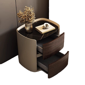 ชุดเฟอร์นิเจอร์ห้องนอนทันสมัย ตู้ข้างเตียงปรับระดับได้ 2 ลิ้นชัก ดีไซน์คลาสสิก แผงไม้ ดีไซน์มินิมอล เป็นมิตรกับสิ่งแวดล้อม - Product Image 1