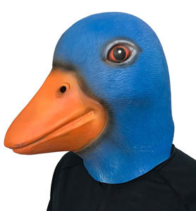 <span class=keywords><strong>Masque</strong></span> de tête de canard jaune personnalisé Halloween, visage réel, vieil homme, <span class=keywords><strong>masque</strong></span> réaliste en <span class=keywords><strong>Latex</strong></span> pour enfants - Product Image 2