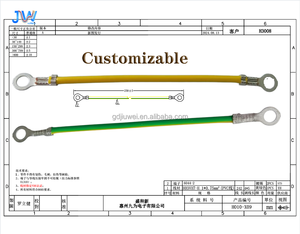 Высокое качество, мотоциклетная бытовая техника, желто-зеленый жгут заземления, защитный проводник для заземления IP67, номинальный 300 В, голая медь - Product Image 5